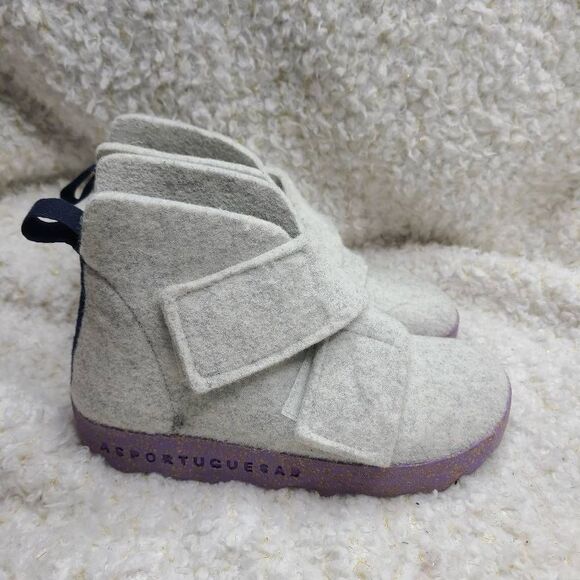 Asportuguesas by Fly London Shoes - Asportuguesas by Fly London Case Wool Felt ECO Bootie sz 37